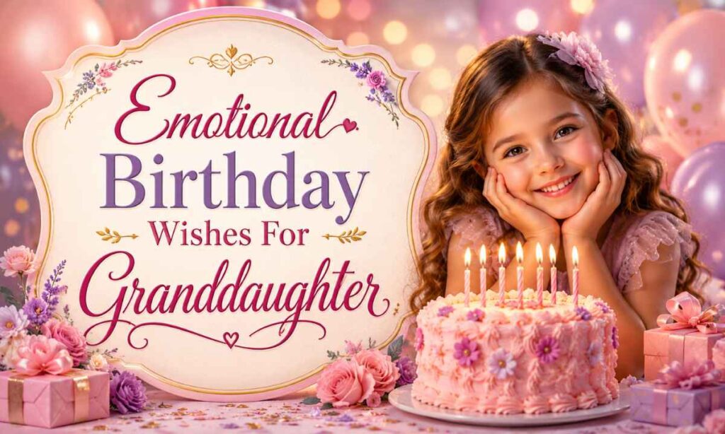 Emotional Birthday Wishes For Granddaughter