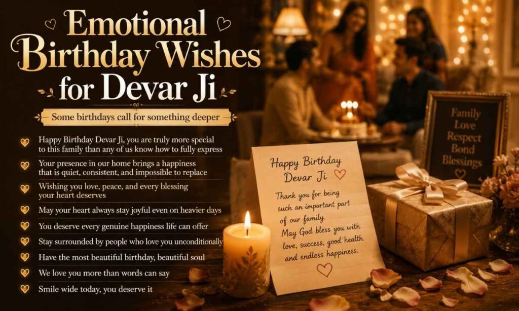 Emotional Birthday Wishes for Devar Ji