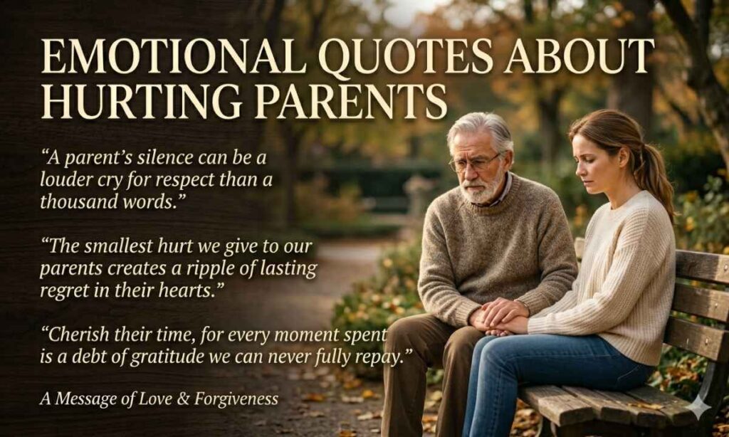 Emotional Quotes About Hurting Parents