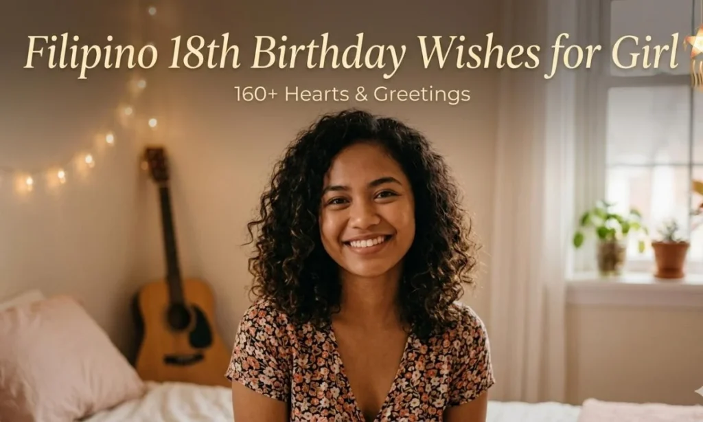Filipino 18th Birthday Wishes for Girl