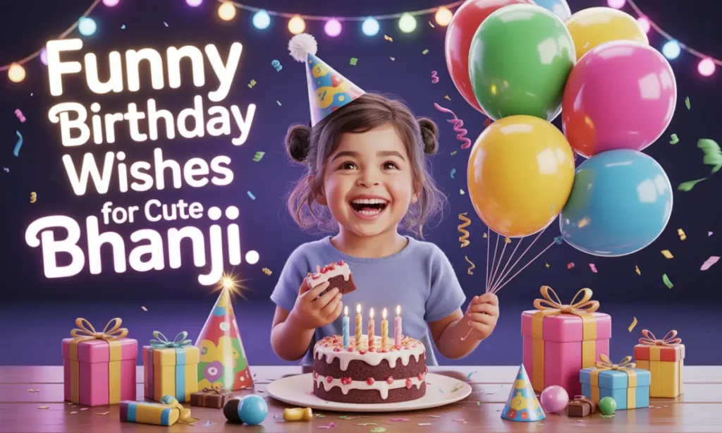 Funny Birthday Wishes for Cute Bhanji