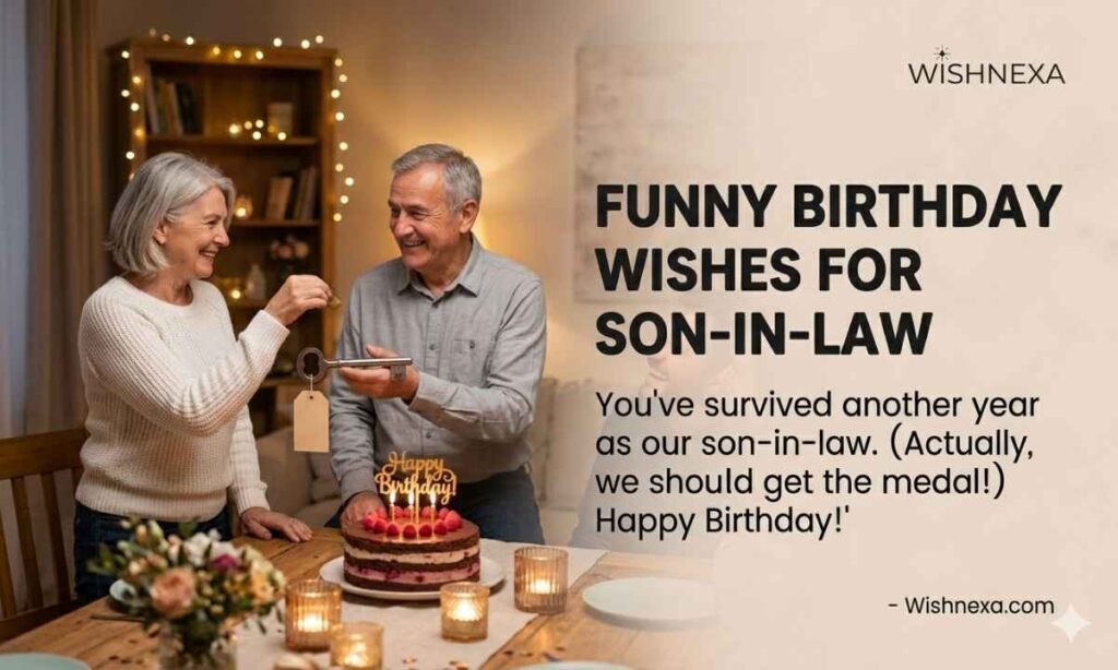 Funny Birthday Wishes for Son-in-Law