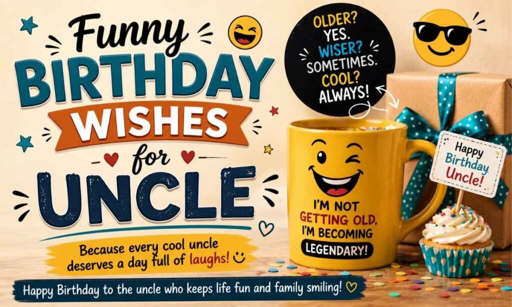 Funny Birthday Wishes for Uncle