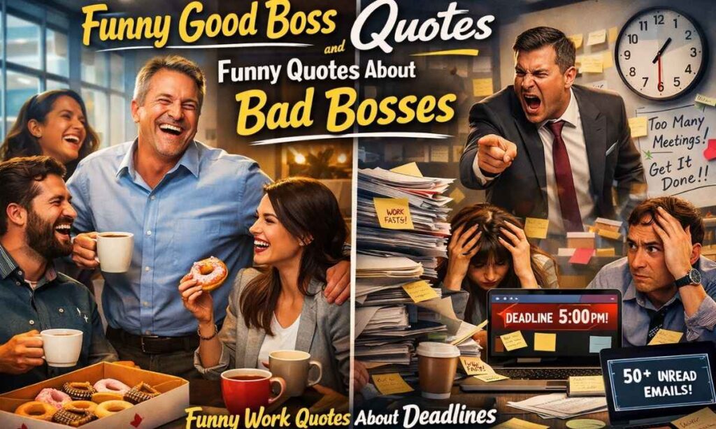 Funny Good Boss Quotes and Funny Quotes About Bad Bosses