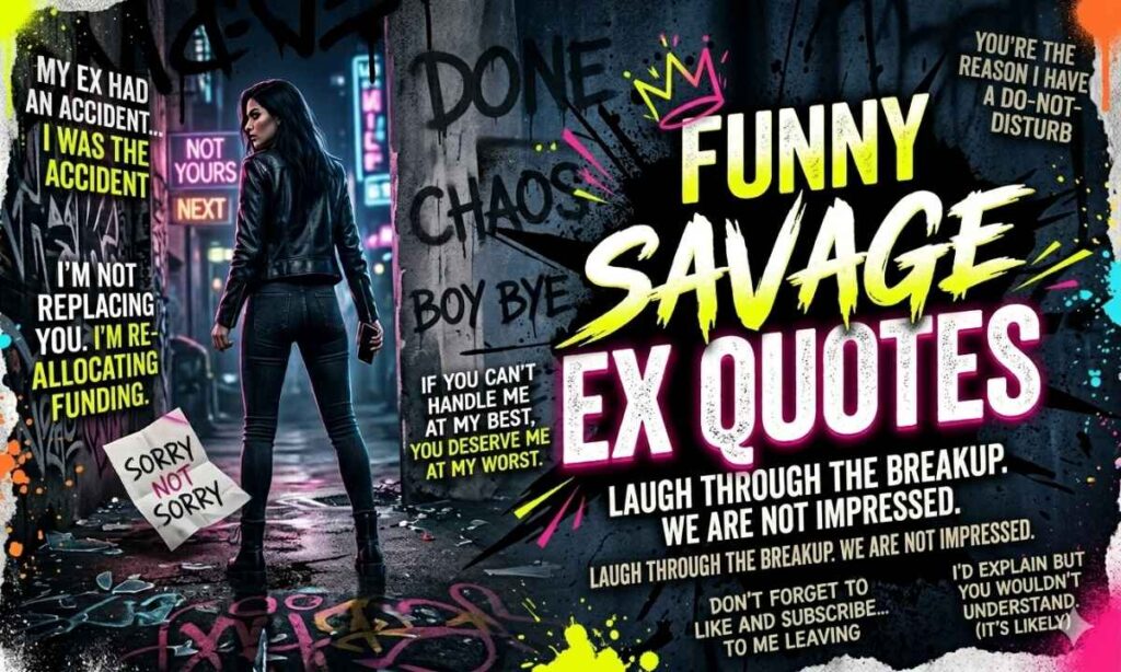 Funny Savage Ex Quotes
