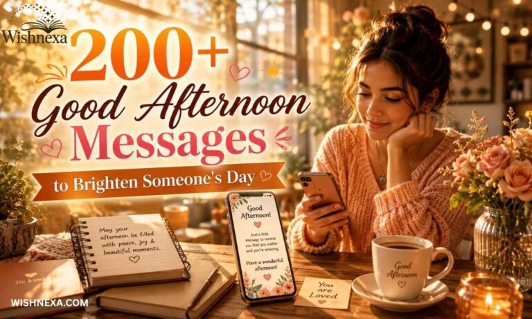 Good Afternoon Messages