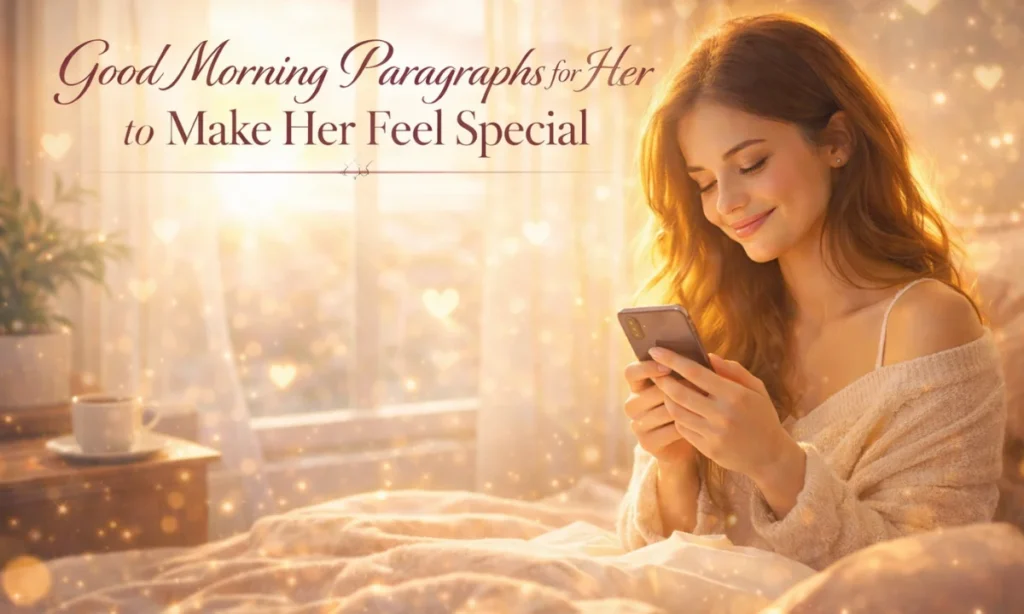 Good Morning Paragraphs for Her to Make Her Feel Special