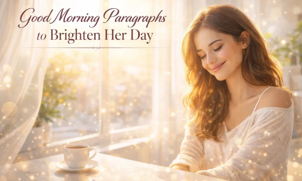 Good Morning Paragraphs to Brighten Her Day