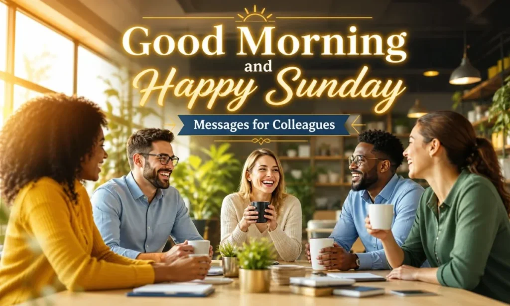 Good Morning and Happy Sunday Messages for Colleagues