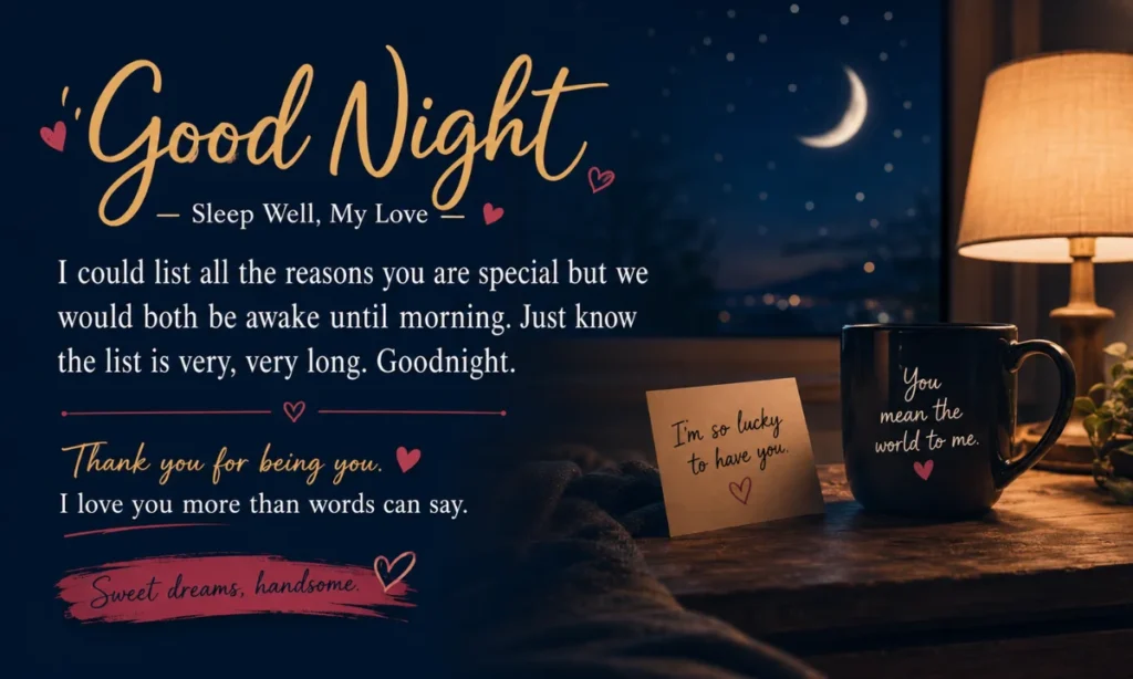 Good Night Messages to Make Him Feel Special