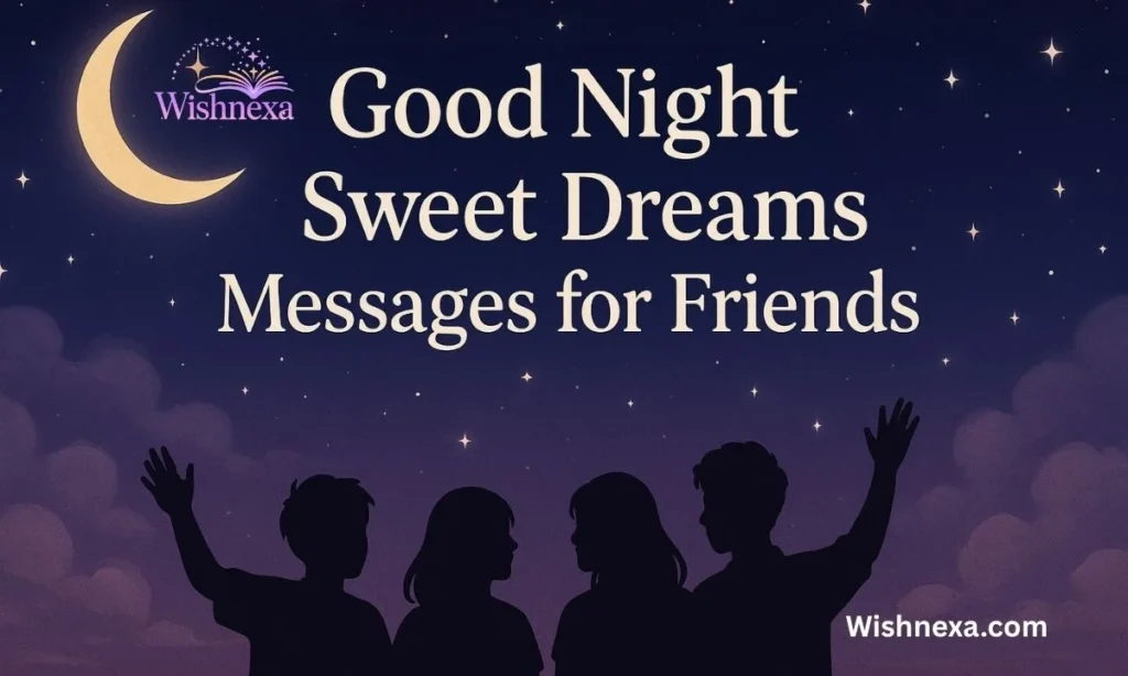 Good Night Sweet Dreams Messages for Friends