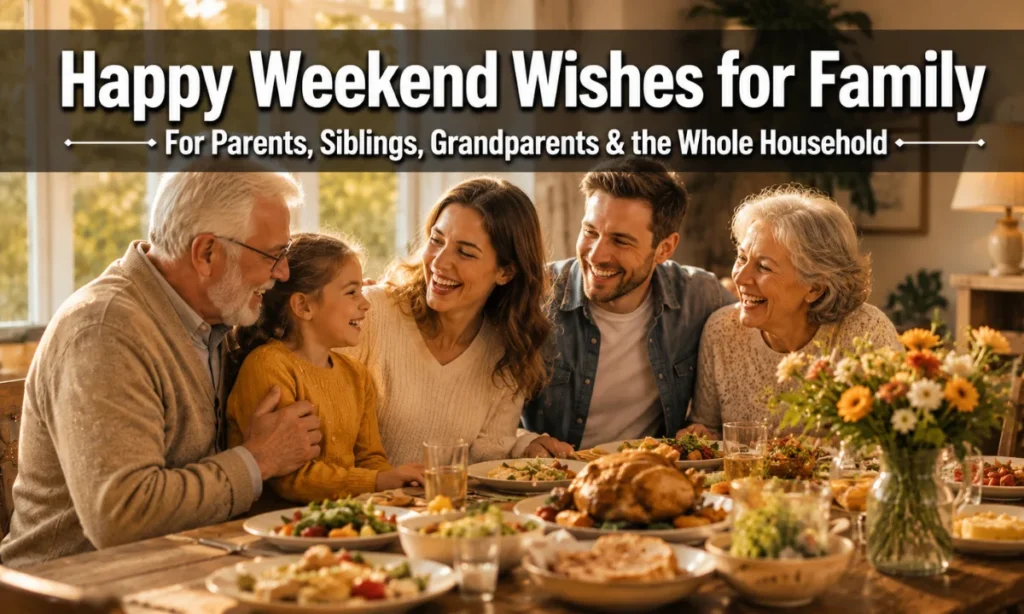 Happy Weekend Wishes for Family