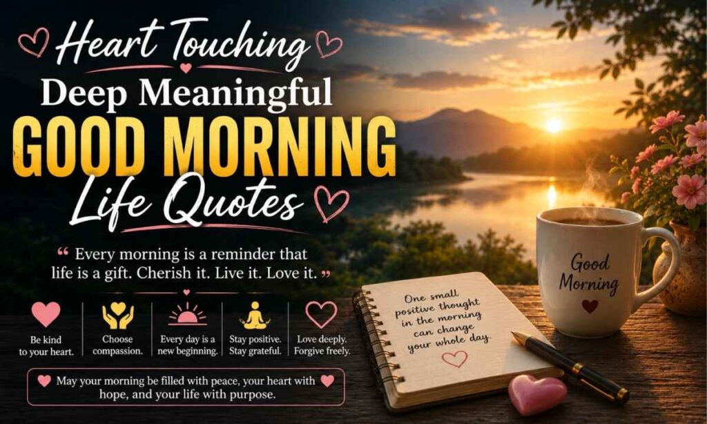 Heart Touching Deep Meaningful Good Morning Life Quotes
