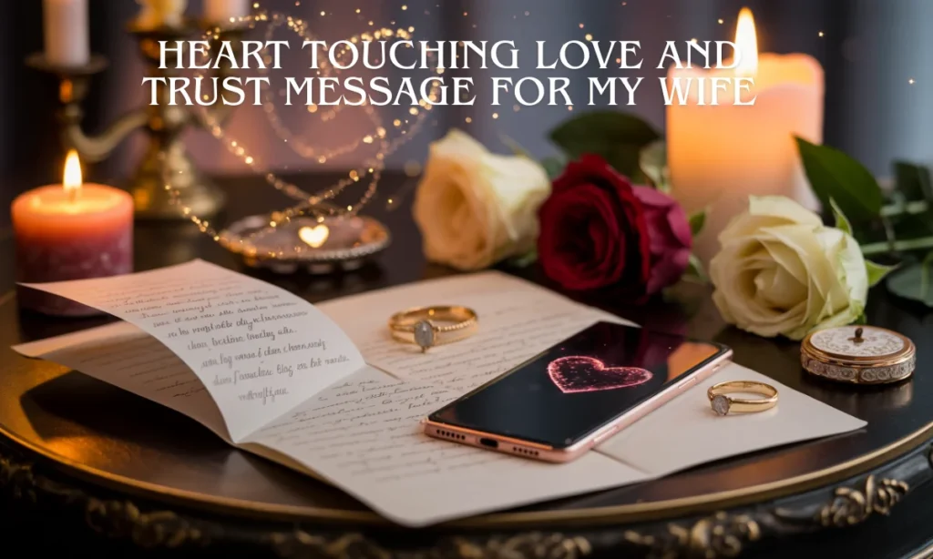 Heart Touching Love And Trust Message For My Wife