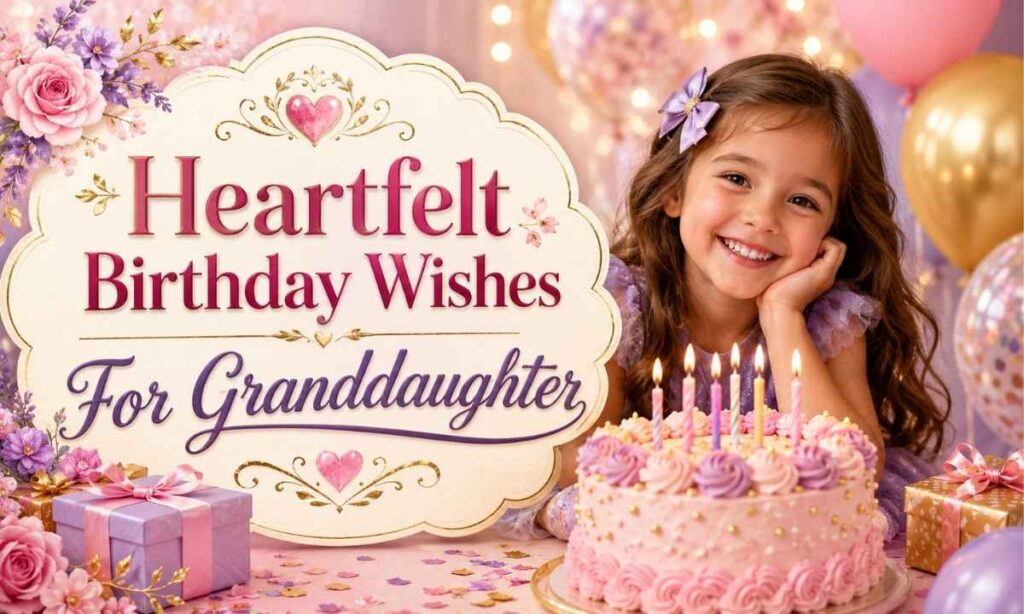 Heartfelt Birthday Wishes For Granddaughter