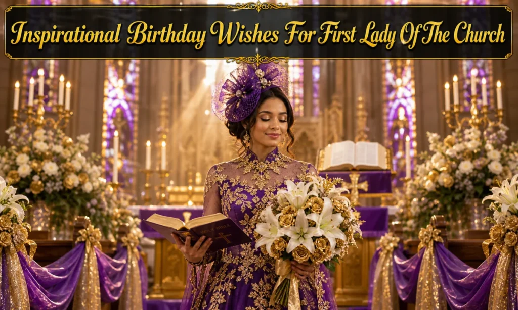 Inspirational Birthday Wishes For First Lady Of The Church