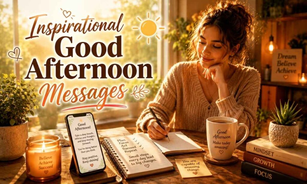 Inspirational Good Afternoon Messages