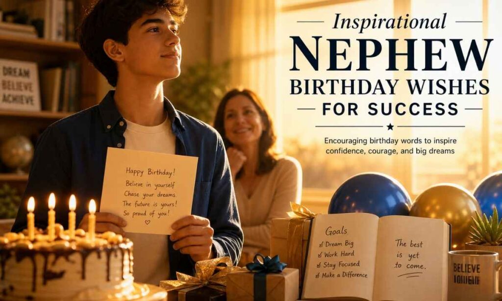 Inspirational Nephew Birthday Wishes for Success