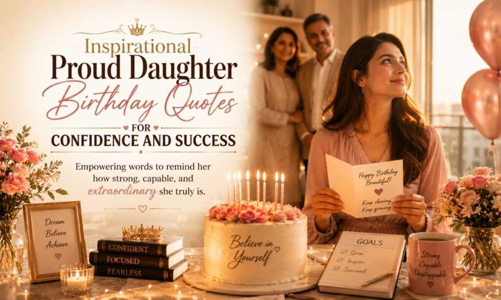 Inspirational Proud Daughter Birthday Quotes for Confidence and Success