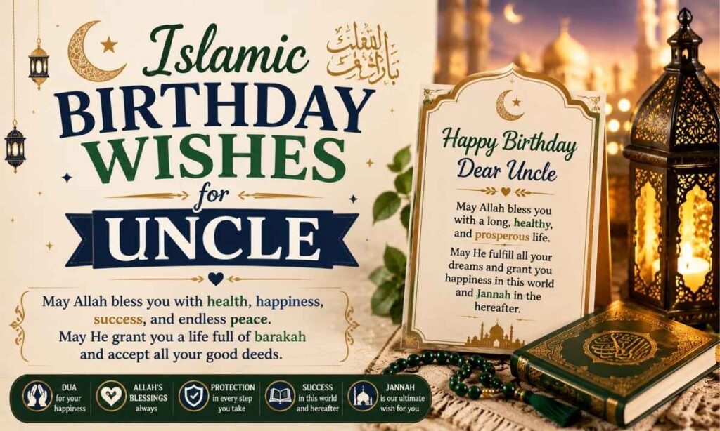 Islamic Birthday Wishes for Uncle