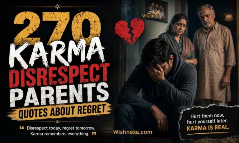 Karma Disrespect Parents Quotes