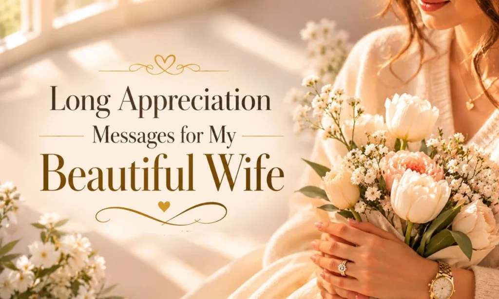 Long Appreciation Messages for My Beautiful Wife