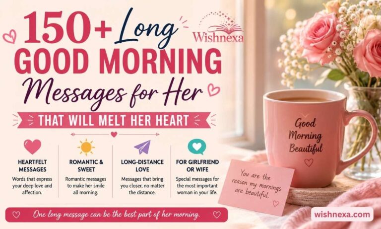 Long Good Morning Messages for Her