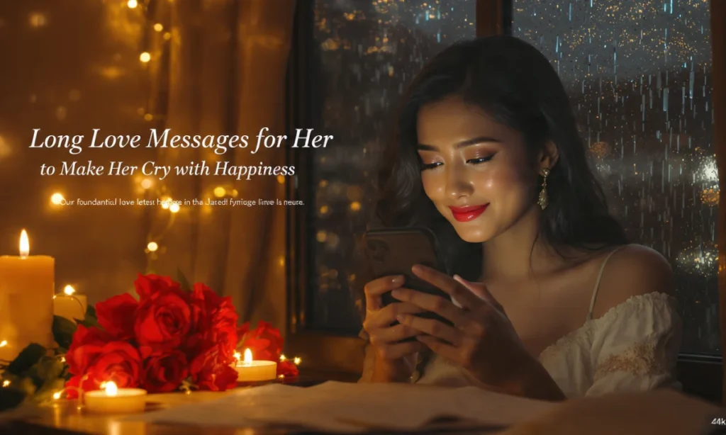 Long Love Messages for Her to Make Her Cry with Happiness