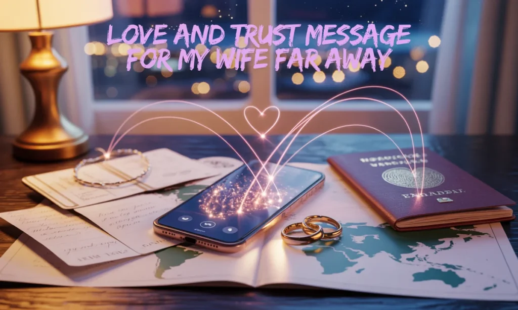 Love And Trust Message For My Wife Far Away
