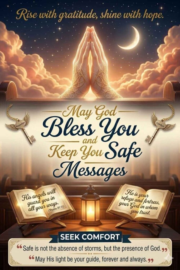May God Bless You and Keep You Safe Messages
