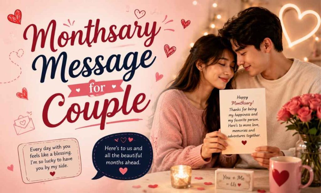 Monthsary Message for Couple