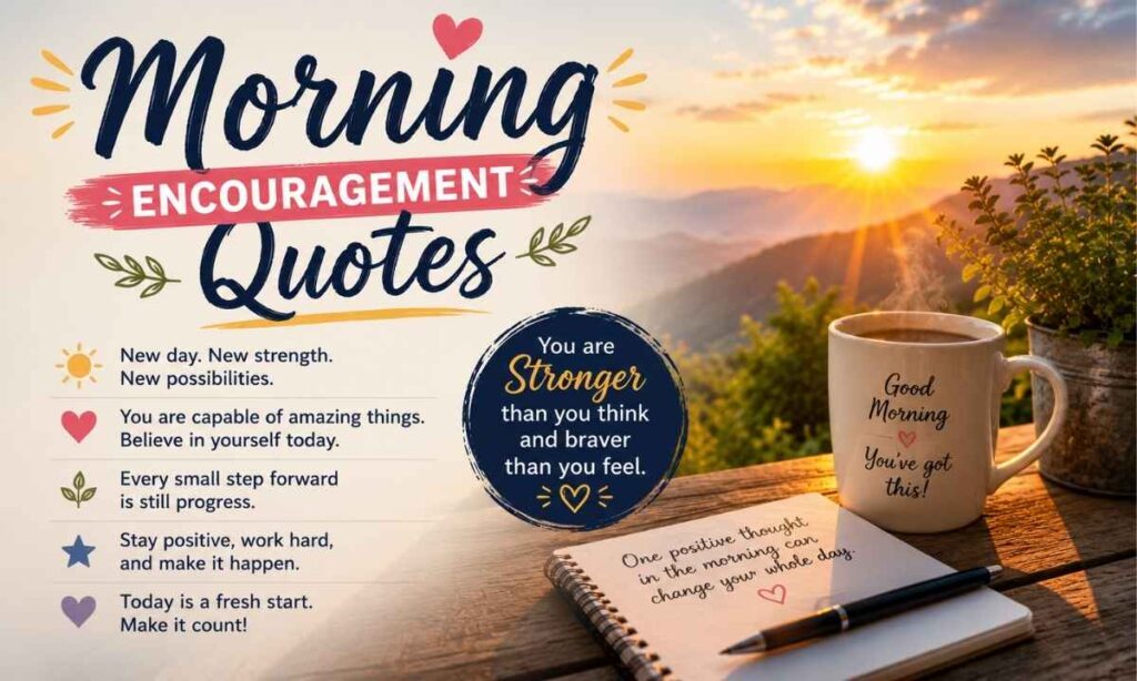Morning Encouragement Quotes