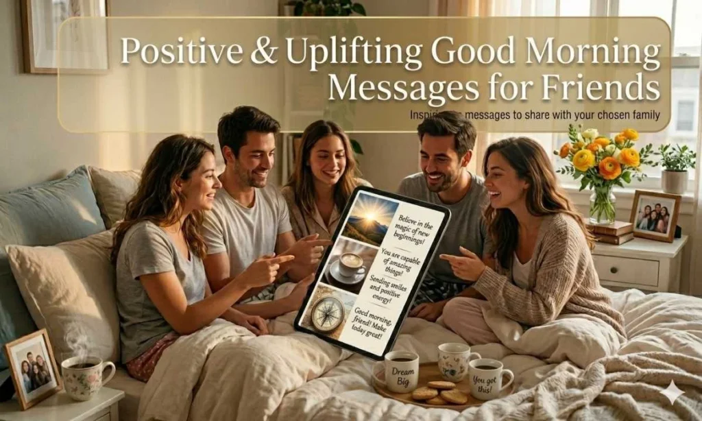 Positive & Uplifting Good Morning Messages for Friends