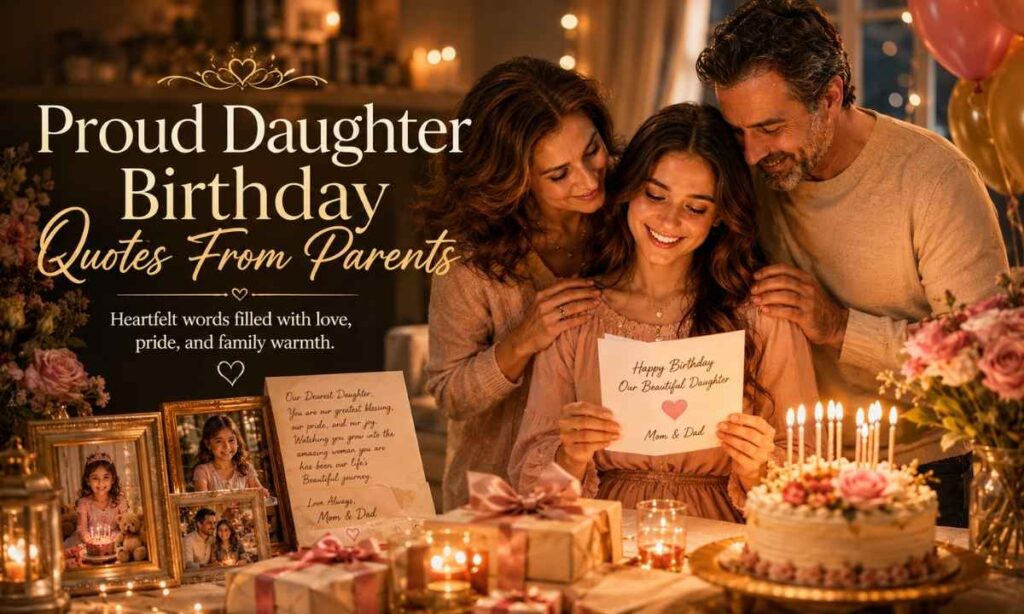 Proud Daughter Birthday Quotes From Parents