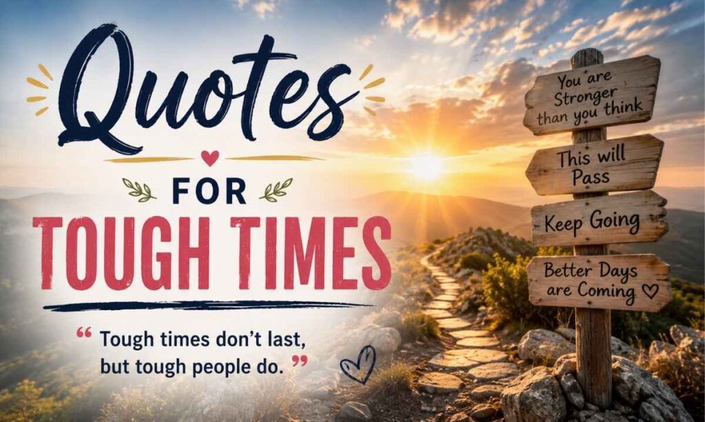 Quotes for Tough Times