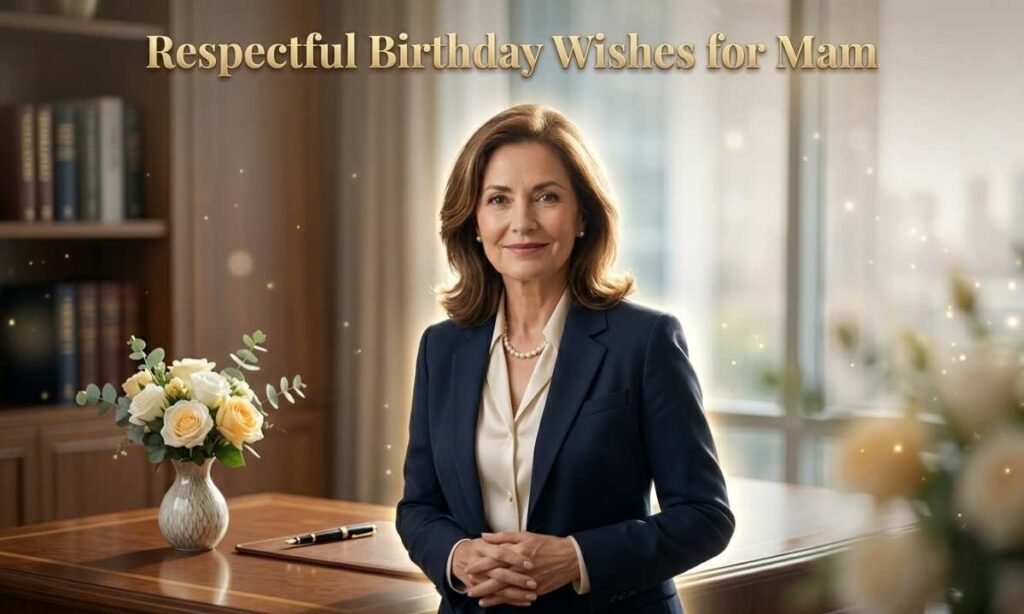 Respectful Birthday Wishes for Mam