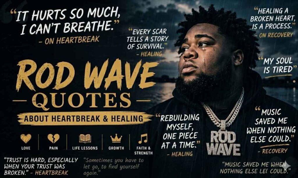 Rod Wave Quotes About Heartbreak and Healing