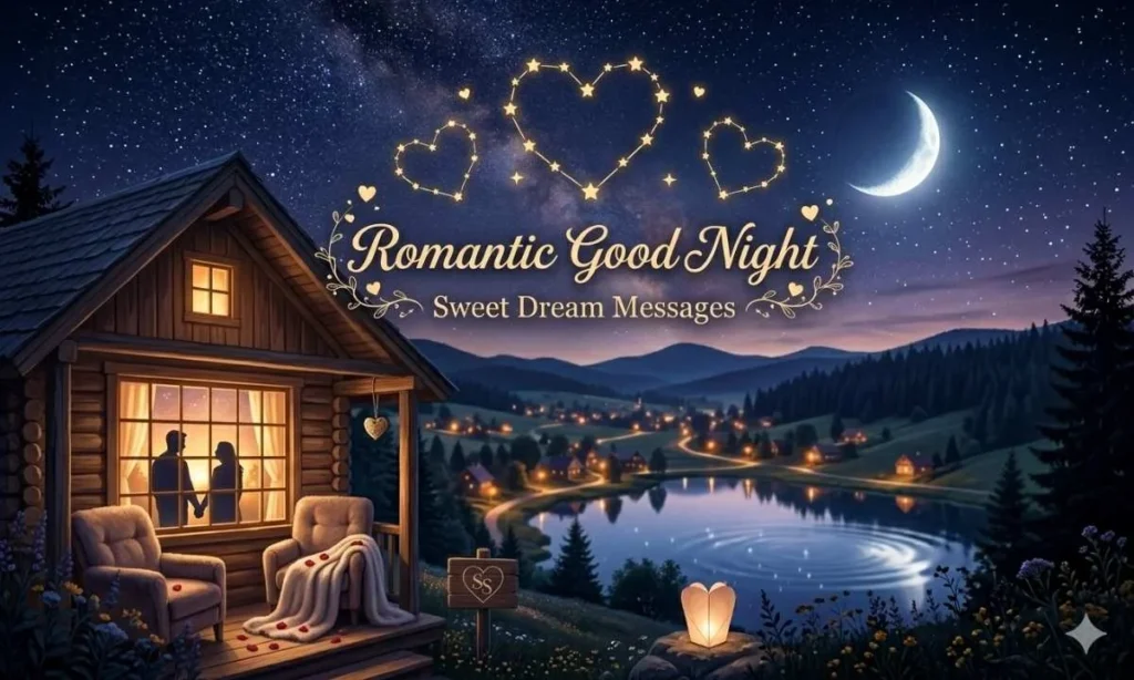 Romantic Good Night Sweet Dream Messages for Someone Special