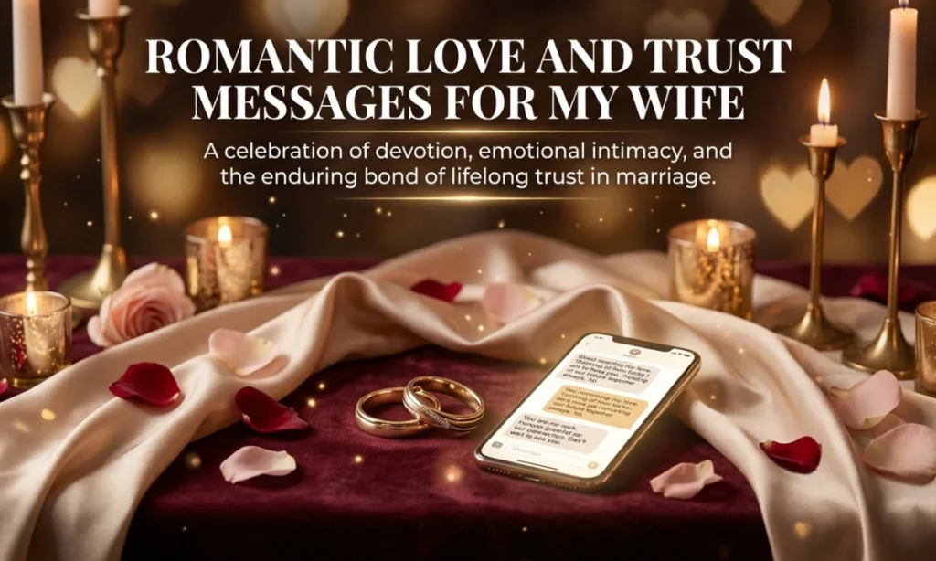 Romantic Love And Trust Messages For My Wife