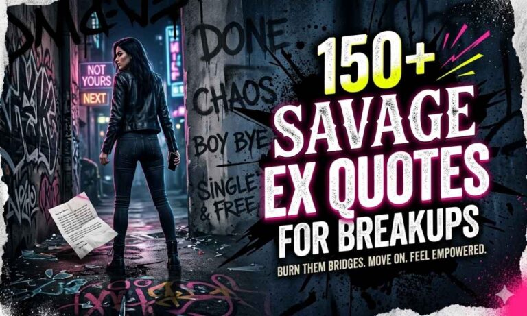 Savage Ex Quotes