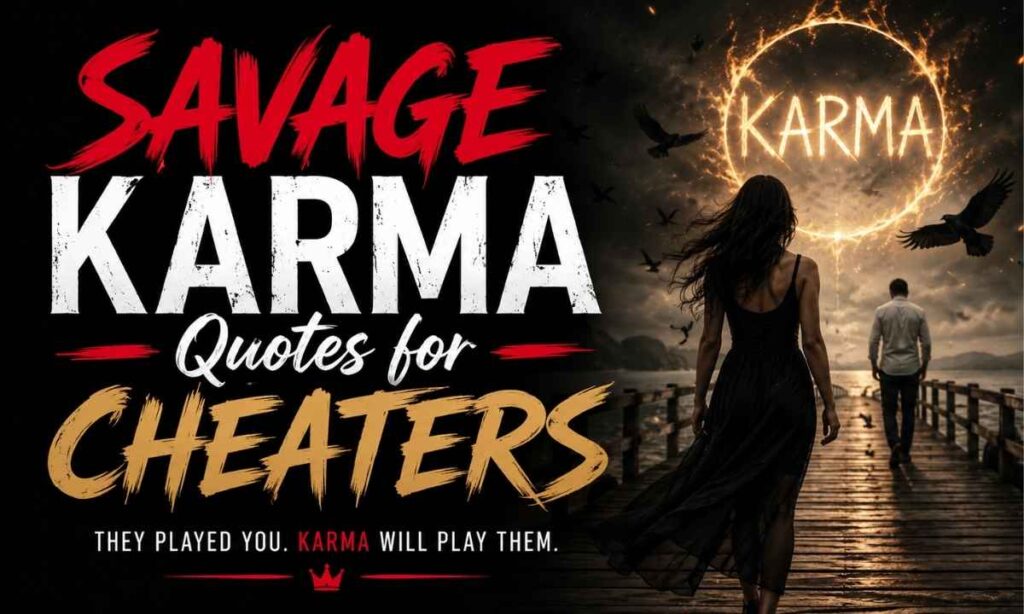 Savage Karma Quotes for Cheaters