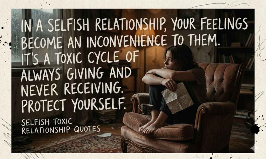 Selfish Toxic Relationship Quotes
