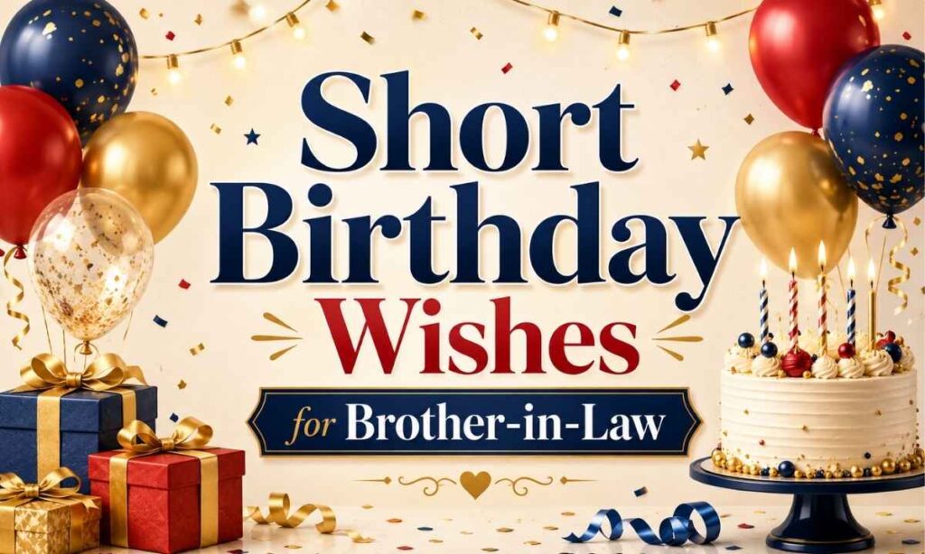 Short Birthday Wishes for Brother-in-Law
