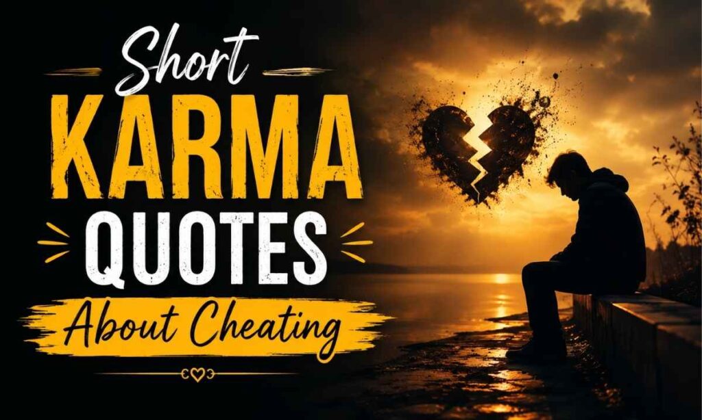 Short Karma Quotes About Cheating