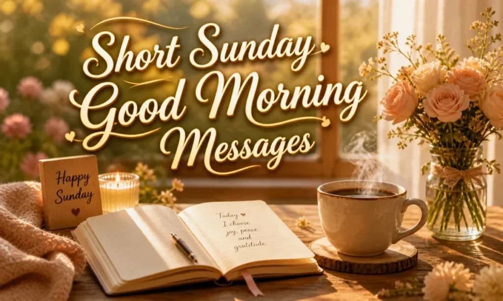 Short Sunday Good Morning Messages