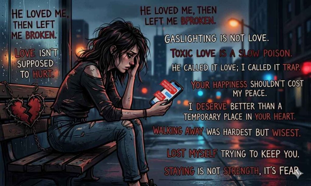 Short Toxic Relationship Quotes