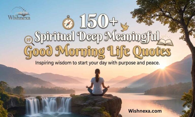 Spiritual Deep Meaningful Good Morning Life Quotes