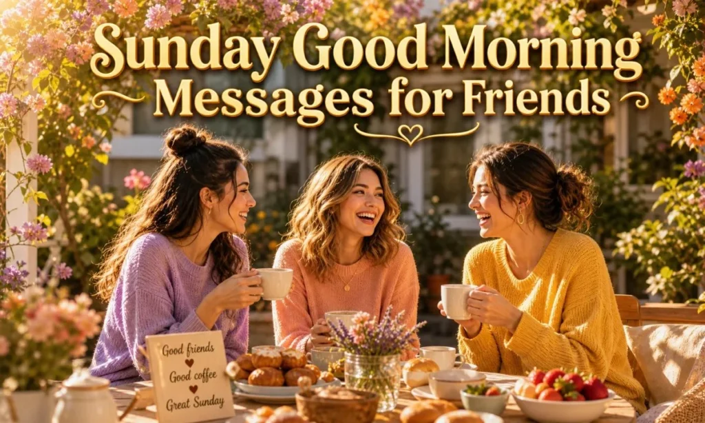 Sunday Good Morning Messages for Friends