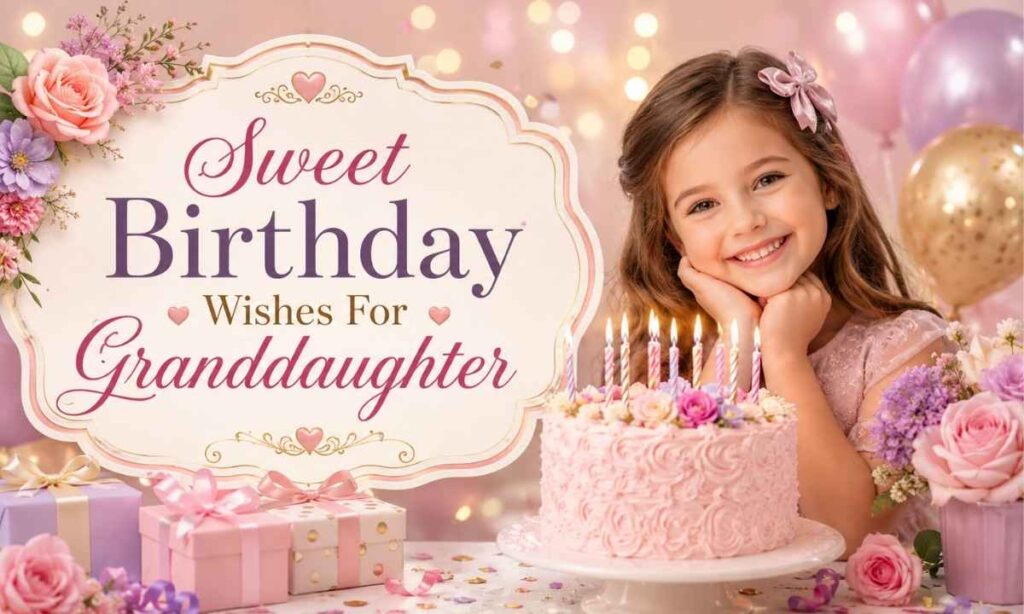 Sweet Birthday Wishes For Granddaughter