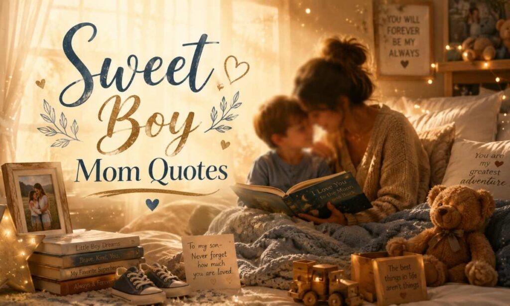 Sweet Boy Mom Quotes